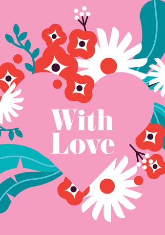 Flowerstore Romance Card